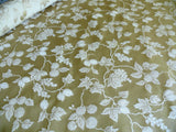 Bty 100%silk Damask Summer Berry "whitegold" Nimbus Art Nouveau William Morris