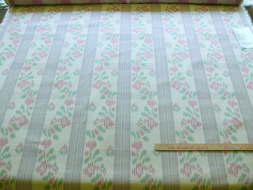 Lee Jofa Lambelet Stripe Rose Amber On Cream Incredibly Charming