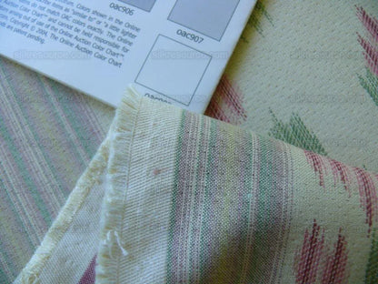 Lee Jofa Lambelet Stripe Rose Amber On Cream Incredibly Charming