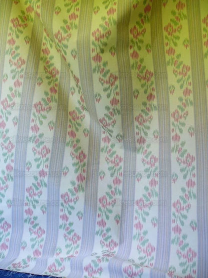 Lee Jofa Lambelet Stripe Rose Amber On Cream Incredibly Charming