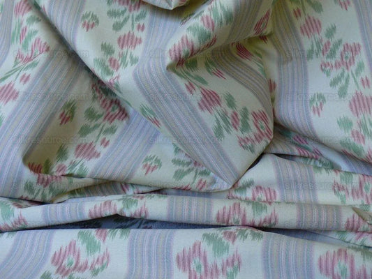 Lee Jofa Lambelet Stripe Rose Amber On Cream Incredibly Charming