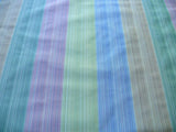 CLARENCE HOUSE 100% SILK STRIE TAFFETA RAINBOW COLOR 7.5Y