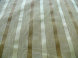 Clarence House Brown Almond & Gold Silky Stripe Bty (#1240) MSRP USD145/y