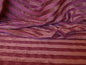 SCALAMANDRE SILKY CHENILLE STRIPE MAROON RED BTY