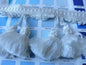 Scalamandre 100% Silk Tassel Fringe SNOW White MSRP$259/Y BTY