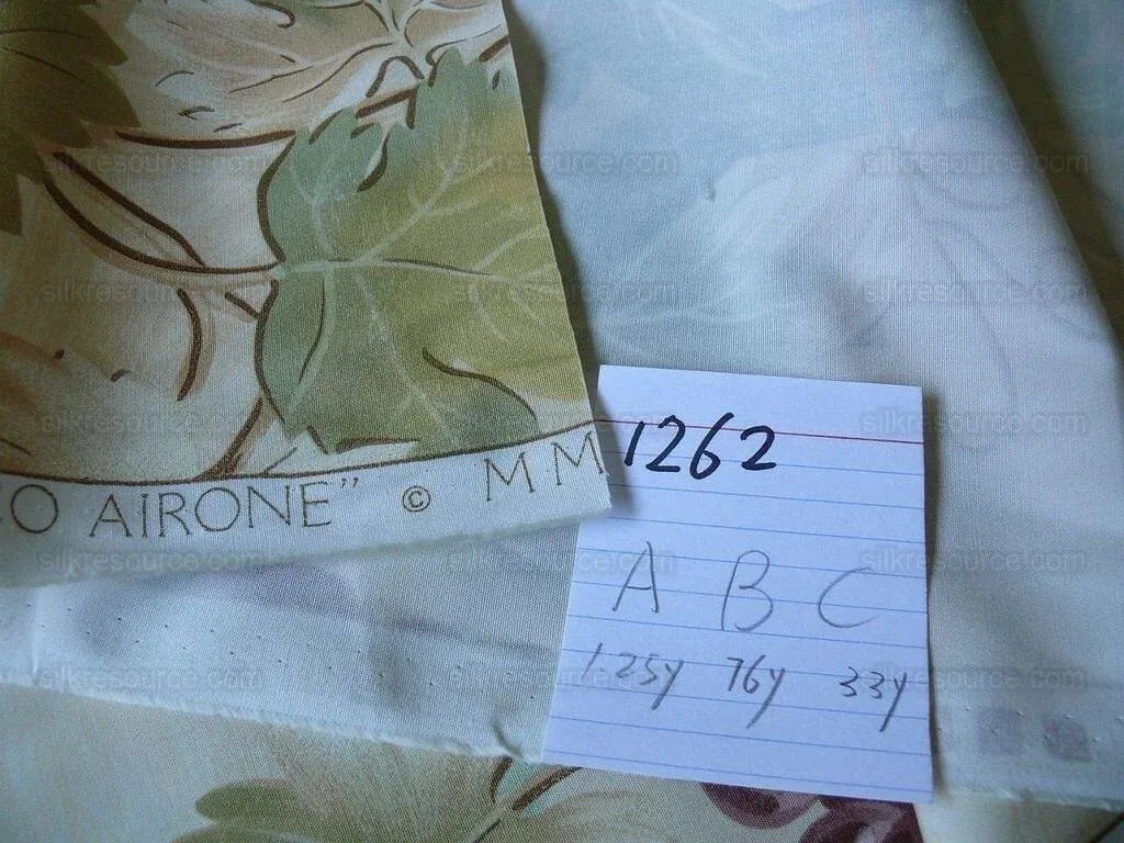 Brunschwig &amp; Fils Affresco Airone Grape Crane Bird Leaves Green Violet On Yellow Viticulture Lattice