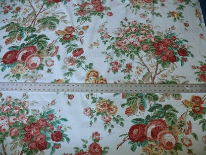 Schumacher Thorp Rose Tree Chintz Print Peach Pink Garden Bty