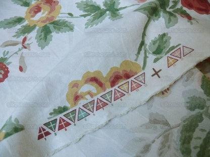 Schumacher Thorp Rose Tree Chintz Print Peach Pink Garden Bty