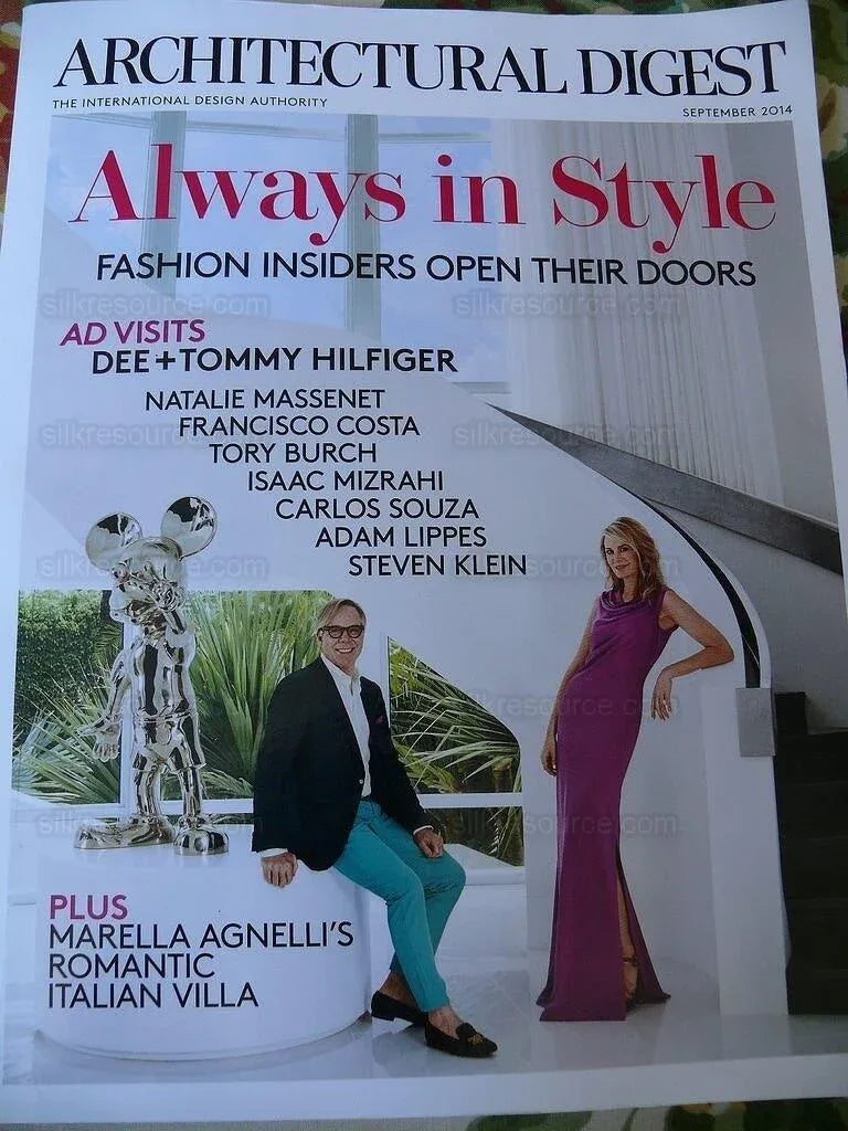 Schumacher Thorp Rose Tree Chintz Print Peach Pink Garden Bty