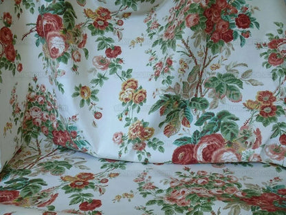 Schumacher Thorp Rose Tree Chintz Print Peach Pink Garden Bty