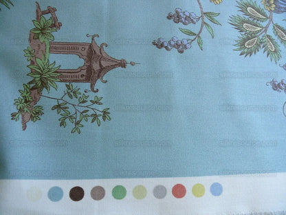 Scalamandre Taipei Chinioserie Storied Cotton Print Multi On Tur