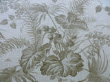 1.5Y SCALAMANDRE TROPICAL TOILE LINEN BEIGE n WHITE MSRP$215?Y