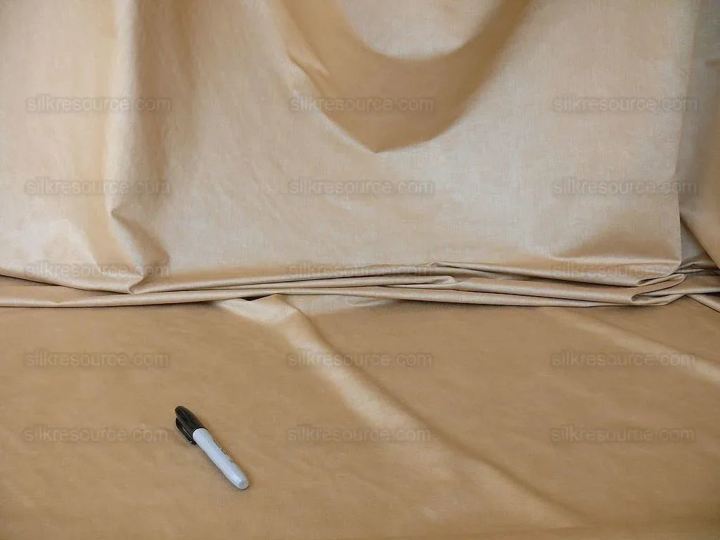 BY Yard Scalamandre Watermark Moire Tea Beige Tan Parisian Sophistication MSRP USD 199/Y