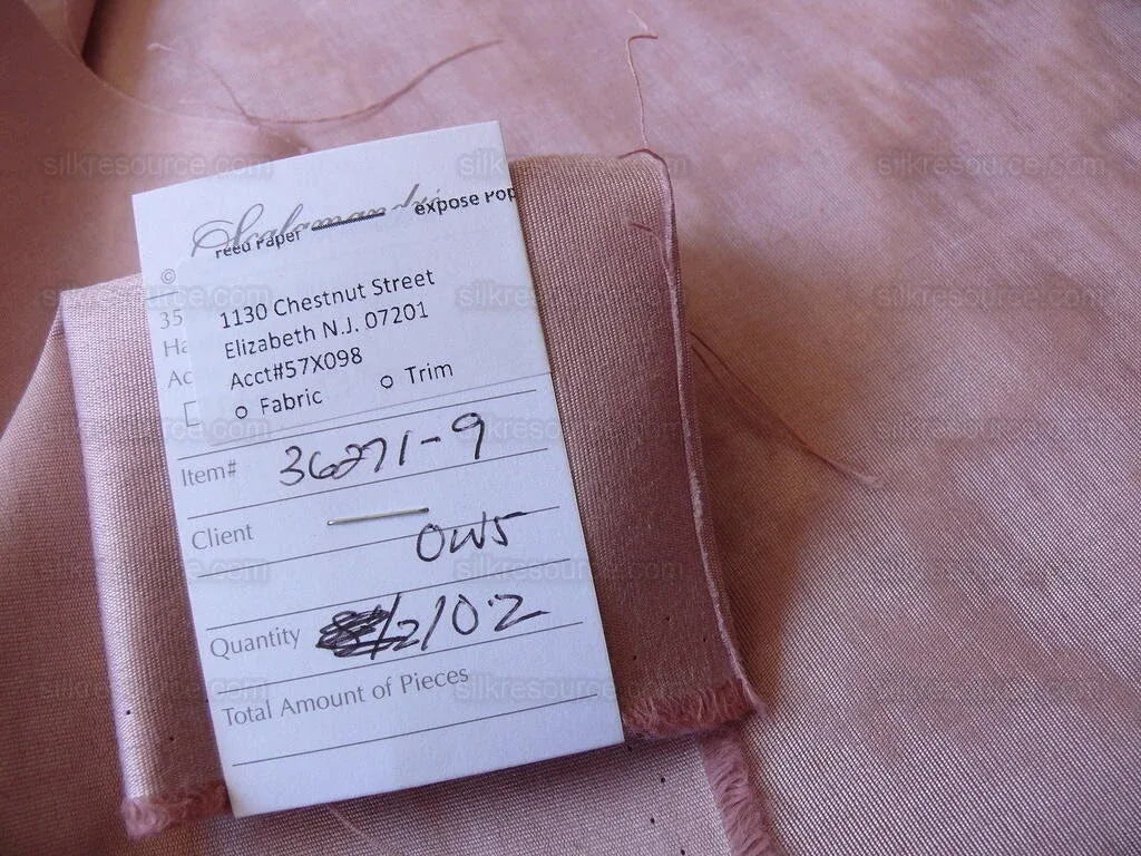 Bty Scalamandre Watermark Moire in Peony Pale Pink Brilliant Sophistication MSRP USD 199/Y