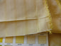 SCALAMANDRE SHIMMER SILK BUTTER GOLD SILK TAFFETA STRIPE Per YAR