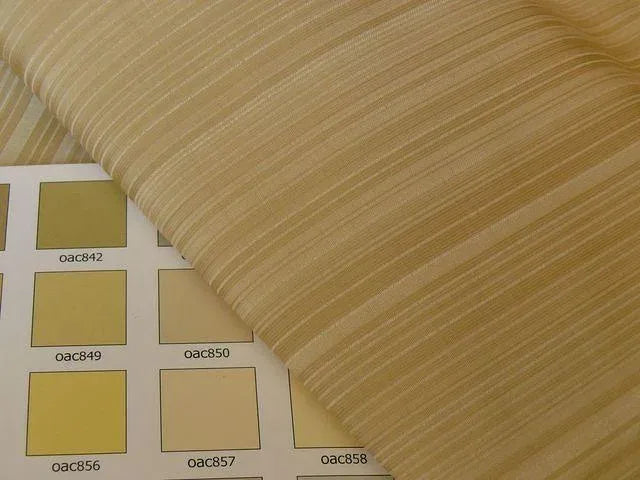 SCALAMANDRE MIRAGE 100% SILK SELF STRIE BUTTERCUP SILK TAFFETA M