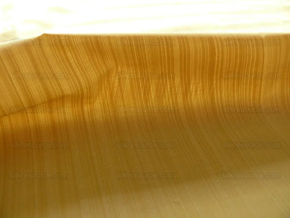 BTY SCALAMANDRE MIRAGE 100% SILK SELF STRIE BUTTERCUP SILK TAFFETA MSRPUSD218/Y