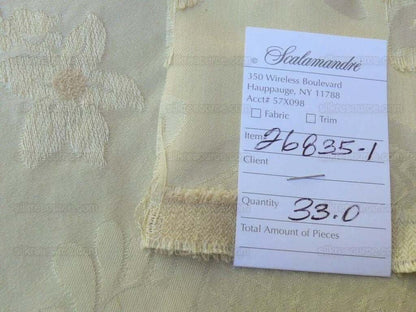 Scalamandre Bouquet Damask Classic Grand Cream Ivory Damask MSRP USD 512