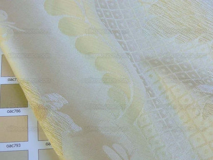 Scalamandre Bouquet Damask Classic Grand Cream Ivory Damask MSRP USD 512