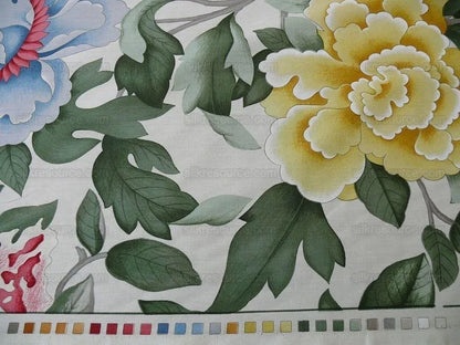 Brunschwig & Fils Lorenzo Rubelli "lahore" Huge Tree Peony