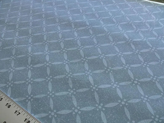 SCALAMANDRE MEETING ST DIAMOND HISTORIC WALLPAPER BLUE GREY SING