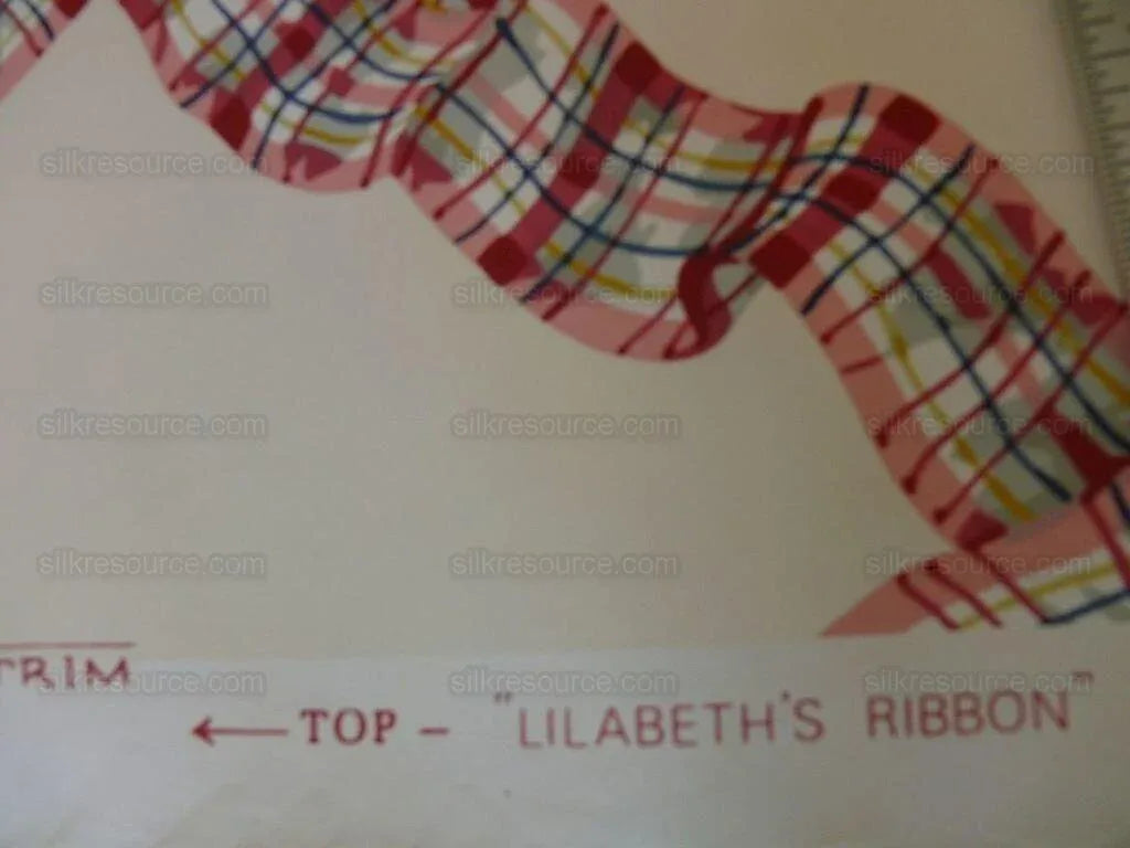 5yd Tromp L'oeil! Scalamandre Lilabeth's Ribbon Wallpaper Single Roll