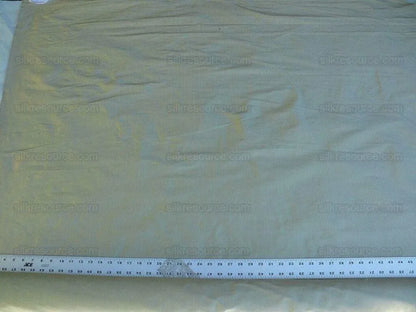 Bty Italian Silk Woven Pin Stripe Pale Sage Green Cream #1281