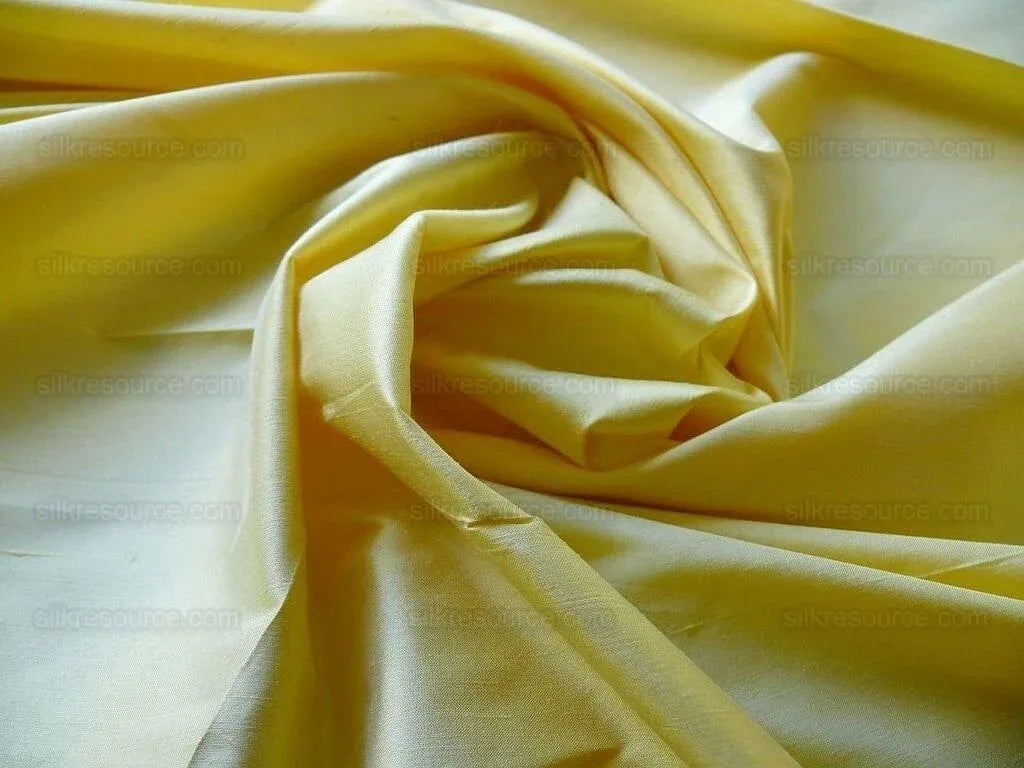 1.25Y Robert Allen 100% Silk Dupioni Buttercup Yellow MSRP USD 107/Y