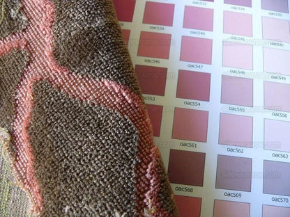 Clarence House Pesce Tropicale  Fish Ocean Brown Cut Linen Velve