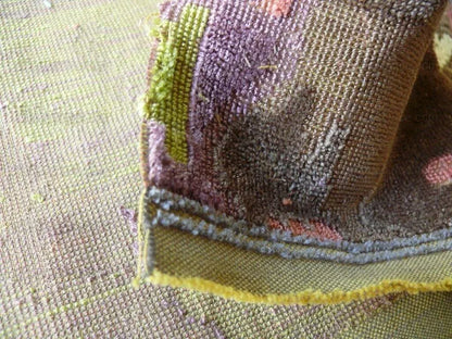 Clarence House Pesce Tropicale  Fish Ocean Brown Cut Linen Velve