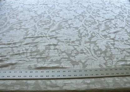 RALPH LAUREN CLARISSA DAMASK PEARL SNOW WHITE BTY