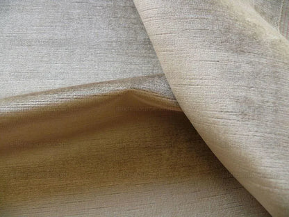 3.6y Robert Allen Silky Velvet Fawn Beige White MSRP USD 98/Y