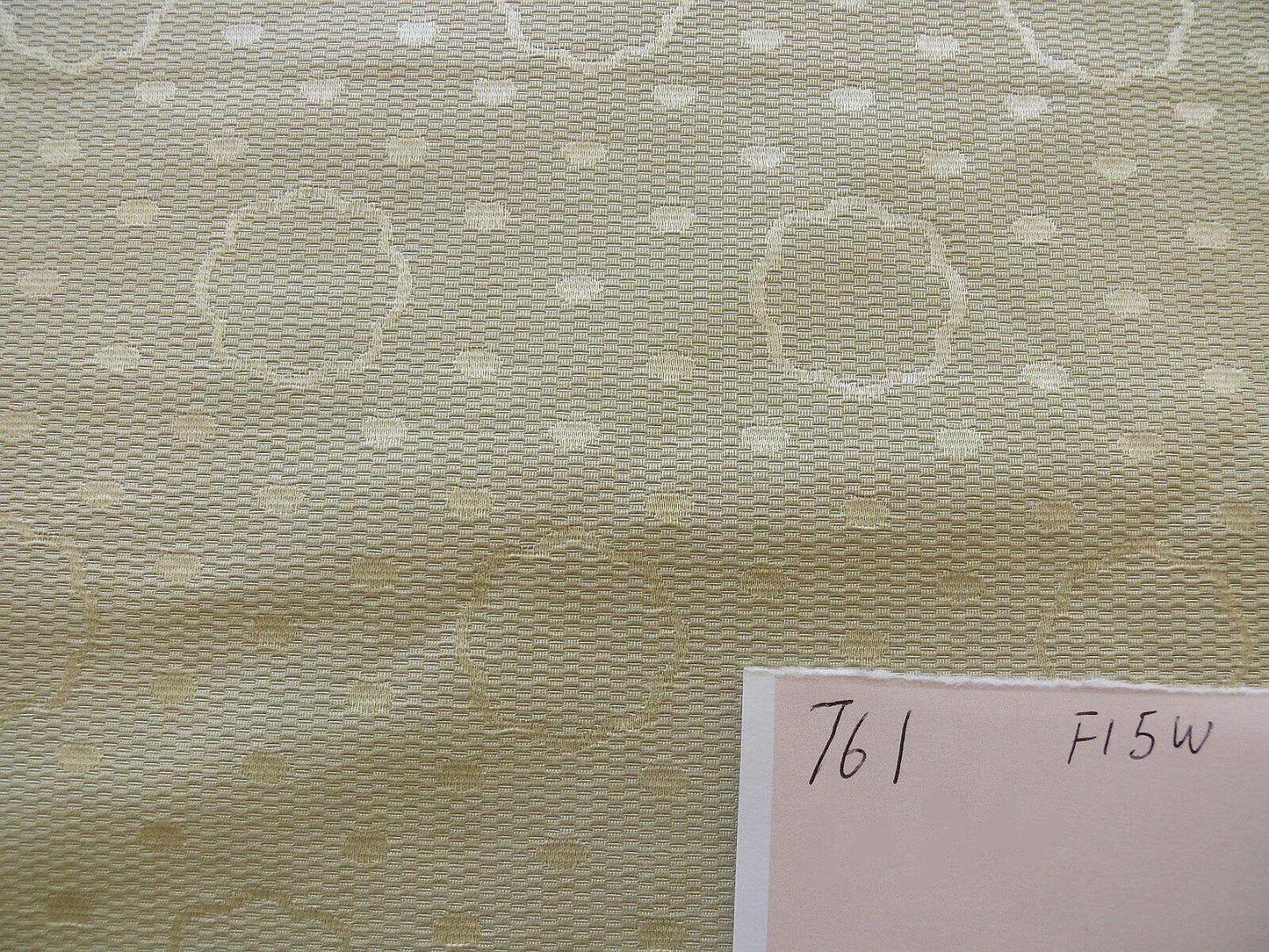 Scalamandre Asian Medallion Reveillon Unito Ivory Palest Mint Colony MSRP USD 405/y