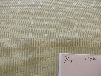 Scalamandre Asian Medallion Reveillon Unito Ivory Palest Mint Colony MSRP USD 405/y