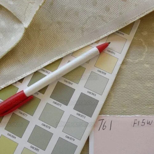 Scalamandre Asian Medallion Reveillon Unito Ivory Palest Mint Colony MSRP USD 405/y