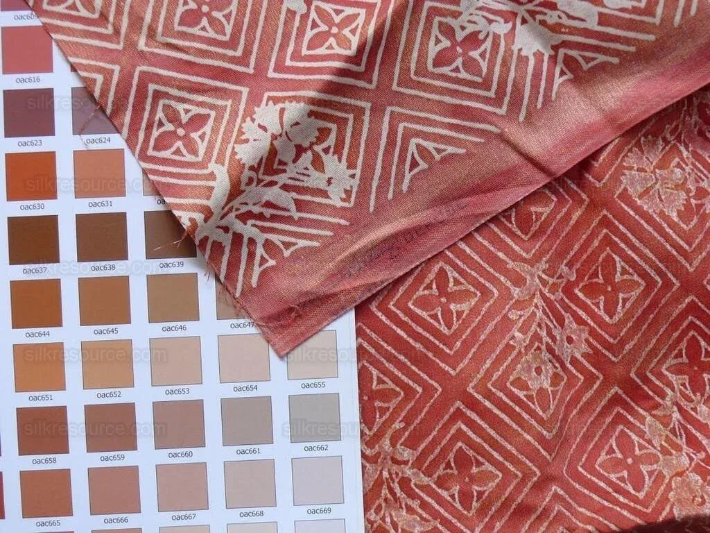 Fortuny Authentic Jupon Bouquet In Bittersweet Coral Pink Red B