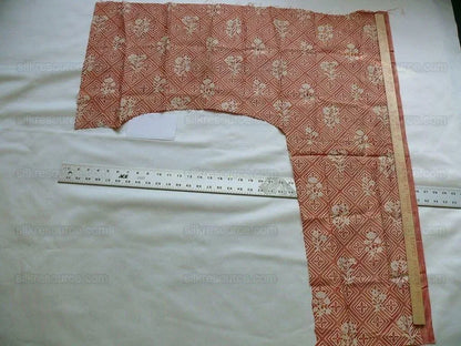 Fortuny Authentic Jupon Bouquet In Bittersweet Coral Red A