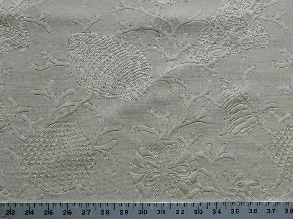 Clarence House Conchiglia Matalesse Off White Ivory Nautical Bty