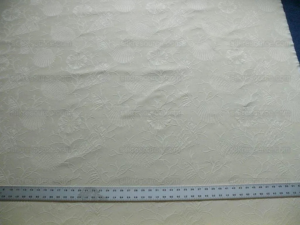 Clarence House Conchiglia Matalesse Off White Ivory Nautical Bty