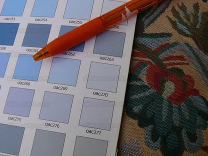 Brunschwig &amp; Fils Eldorado Silk Lampas Taupe Red Flower &amp; ribbons MSRP USD354