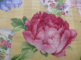 Gorgeous Chinoiserie Peony Print Cotton Satin Porcelain Ginger Jar