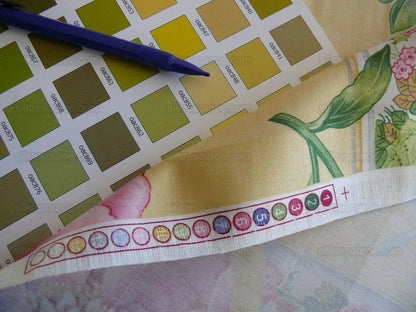 Gorgeous Chinoiserie Peony Print Cotton Satin Porcelain Ginger Jar