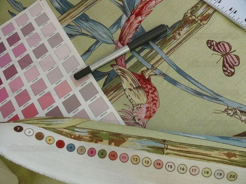 Scalamandre Birds Of A Feather Hummingbird Frog Butterfly Tropic