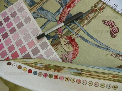 Scalamandre Birds Of A Feather Hummingbird Frog Butterfly Tropic