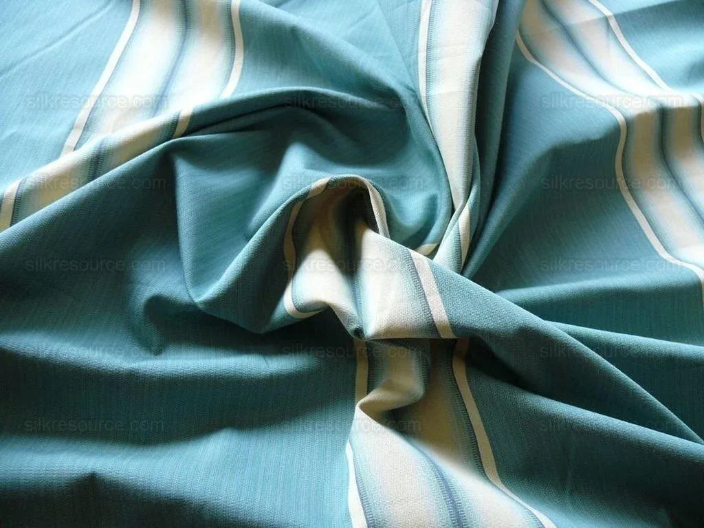 Bty Clarence House Rayure Bristol Blue Stripe Fr France #1382