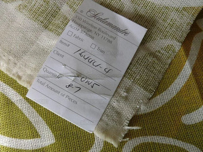 Scalamandre Yang Linen Print Green White Beige Matisse Style Drawing MSRP USD 225/y