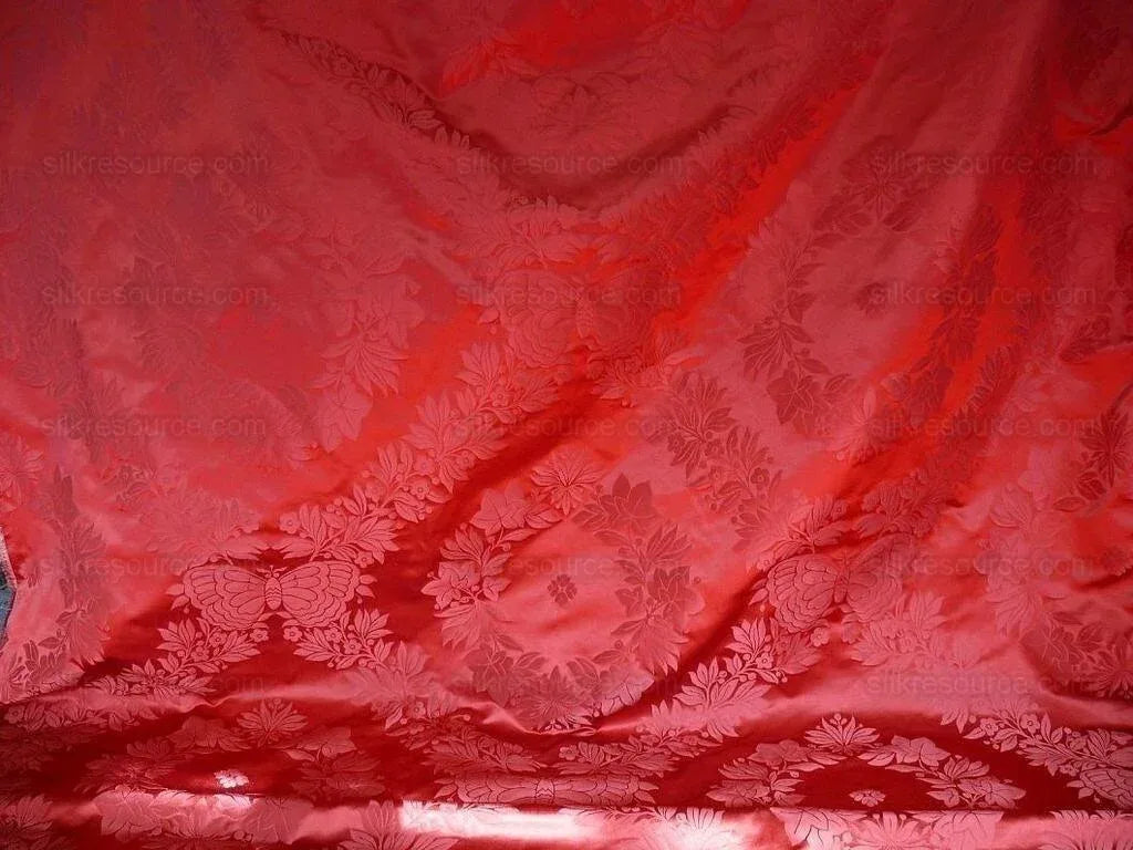 Scalamandre Josephine 100% Silk Damask Classic Laurel Wreath Butterfly Neoclassical