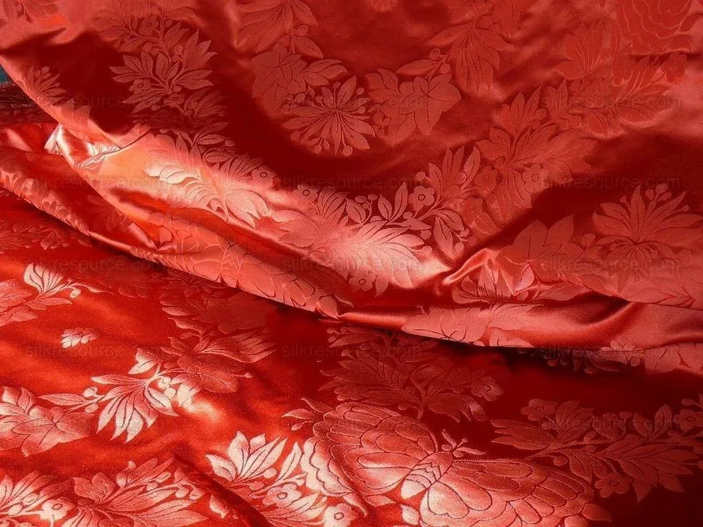 Scalamandre Josephine 100% Silk Damask Classic Laurel Wreath Butterfly Neoclassical