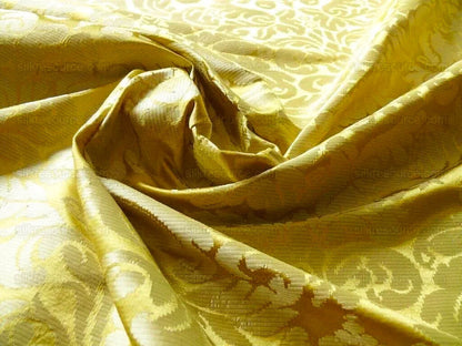 Scalamandre Lucia Gaufre Damask Gold 100% silk Damask Waffle Damask from Italy MSRP USD 538/Y