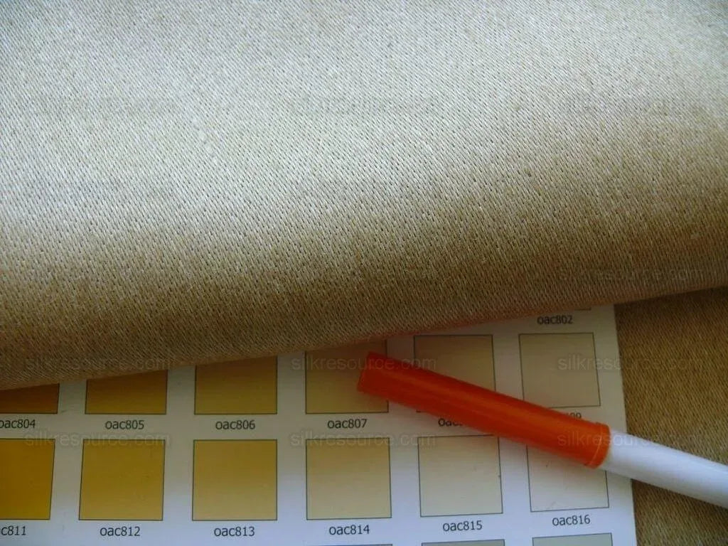 Brunschwig & Fils Monteverde 100% Linen Satin Grandure! Moss Bark Silver #1404